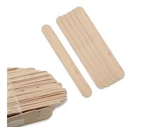 SWAVGO Spatola per bocca in legno, 300 pezzi, spatola in legno, spatola per lingua in legno, spatola, spatola per la bocca, bacchette per cosmetici, bastoncini di legno per il fai da te (3)