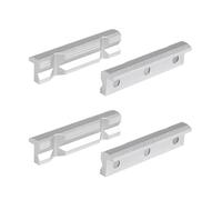 SWAWIS 1 Coppia di 125mm Ganasce Protettive per Morsa in Alluminio con Magnete e Prismi per Proteggere la Morsa
