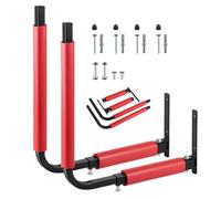 SWAWIS 1 Coppia Rosso Supporti da Parete per Box Tetto Regolabile 33-57cm