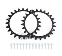 SWAWIS Ø225mm Punte per Robot Tosaerba in Plastica Compatibile con Worx Landroid L Modello, Robot Tagliaerba Spikes con 14 Vit, per WR153E WR155E WR147E.1 WR148E, Miglioramento della Trazione