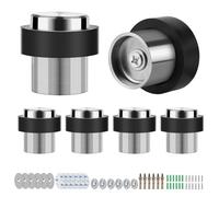 SWAWIS 6 Pezzi Fermaporta a Pavimento Ø32mm Altezza 45mm