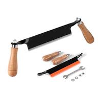 SWAWIS Coltello da Traino per Legno 200mm(8'') Diritto con Protezione Lama