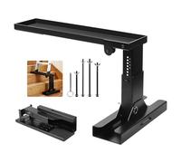 SWAWIS Pieghevole Estensione per Scale Altezza Regolabile 23,5-39cm, Capacità di Carico 150kg, Piattaforma 54 x 13cm, Livellatore per Scale con Tappetino Antiscivolo per Scale Telescopiche e Dritte