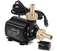 SWAWIS Pompa Acqua 12V 800L/H 4,5M Pompa Sommersa con Controllo Della Velocità Immersione Mini Pompa Aspira Acqua Ultra-Quiet Pompa per Acquario Fontana Laghetto