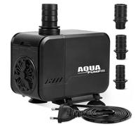 SWAWIS Pompa Acqua 32W 2200L/H Altezza di Sollevamento Max 2,4M Pompa Sommersa Portata Regolabile con Filtro e 3 Ugelli 19/22/25mm Ultra Silenziosa per Acquario Fontana Laghetto