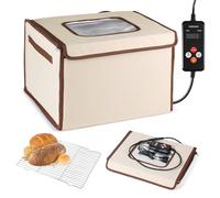 SWAWIS Scatola per Fermentazione del Pane 40×30×28cm 230V 70W | con Riscaldamento, Foldable, con Pannello Rigido PE, Temperatura 20-55℃, Temporizzazione 0-24 Ore, per Cuocere il Pane Yogurt