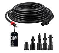SWAWIS Sonda Sturatubi per Idropulitrice 30M 180bar Tubo Idropulitrice con 5 Adattatori Compatibile con Bosch Kärcher K2-K7 Lavor Interpump Idropulitrici, Tubi per idropulitrici