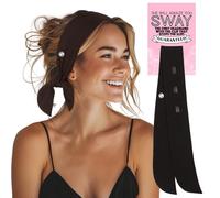 SWAY She Will Be Confident - Nero - Sistema antiscivolo 6-CLIP fascia corta elasticizzata 81,3 x 6,3 cm