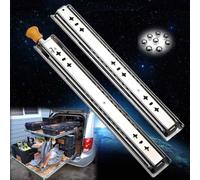 SWAYVES Guide per Cassetti a Estrazione Totale Larghe 53 (Mm) in Metallo con Cuscinetti a Sfera e Blocco Guide Guide Guide Scorrevoli, 1 Paio/Without Lock/1050Mm