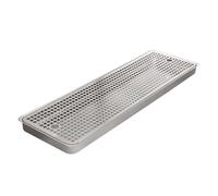 SWAYVES Vaschetta Raccogligocce in Acciaio Inox, Vaschetta Raccogligocce per Birra, Vaschetta Raccogligocce per Torre Di Birra, Scolapiatti Rettangolare per Bar, Vassoio Di Ricezione Rimovibile/60Cm