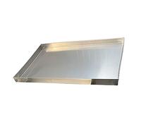 SWAYVES Vassoio Raccogligocce per Birra in Acciaio Inox, Vassoio Rettangolare in Acciaio Inox, Vassoio Di Raccolta'Acqua Senza Scarico per la Cucina Di Casa, 100 cm X 50 cm
