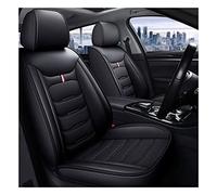 SWAZA Coprisedili Auto per Renault Kadjar 2015-2018, Personalizzati Coprisedile in Pelle PU Impermeabile Set Copri Sedile Airbag Compatibile Accessori,A/Black