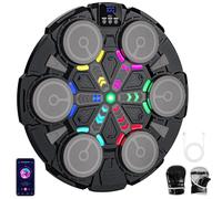 SWBSLL Macchina da Boxe Musicale Intelligente per Bambini, 3 modalità di Gioco con Visualizzazione del Punteggio, velocità e Volume Regolabili, Include Guantoni da Boxe, per Bambini dai 3 Anni