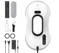 SWBSLL Robot Lavavetri, Lavavetri Elettrico Automatico 5600 Pa con Navigazione Intelligente, Telecomando, Sistema Anticaduta, Panno per la pulizia, per Tutte le superfici lisce