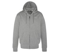 SWCASUAL3 - Felpa con Cappuccio con Cerniera e Ricamo Schott, Grigio, L