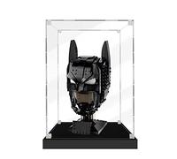 SWDZ Vetrina per casco Lego Batman 76182, vetrina acrilica antipolvere, per Lego 76182 (non inclusa), dimensioni: 20 x 20 x 25 cm