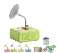 Sweako Kids Gramophone, Treatregard Kids Phonograph, Toddler Phonograph with 99 Cards, for Gift Boys Girls Educational Interactive Gift (Green)
