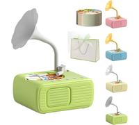 Sweako Kids Gramophone, Treatregard Kids Phonograph with 99 Cards, 2025 New Interactive Music & Story Gramophone for with 8 Recording Cards, Educational Music Storyell (Green)