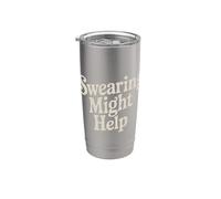 Swearing Might Help Espressione dello stress - Bicchiere termico in acciaio inox doppia parete