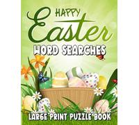 Swearita M Cantin Happy Easter Word Searches Large Print Puzzle Boo (Tascabile)