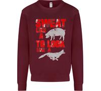 Sweat Come Un Maiale Per Apparire Come Una Volpe Felpa Da Palestra Uomo