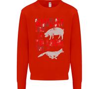 Sweat Come Un Maiale Per Apparire Come Una Volpe Felpa Da Palestra Uomo