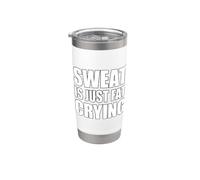 Sweat Is Just Fat Crying Bicchiere termico in acciaio inox doppia parete