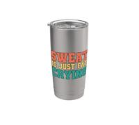 Sweat Is Just Fat Crying Bicchiere termico in acciaio inox doppia parete
