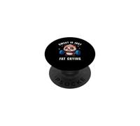 Sweat Is Just Fat Crying Panda Gym Workout PopSockets PopGrip Adesivo
