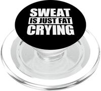 Sweat Is Just Fat Crying PopSockets PopGrip per MagSafe
