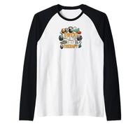 Sweat Is My Therapy Gym Workout Fitness Design Maglia con Maniche Raglan