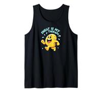 Sweat Is My Therapy Running Workout Funny Canotta