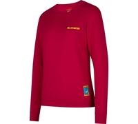 Sweat La Sportiva Climbing on the Moon Sweatshirt M (Fucsia/Giallo) Uomo L