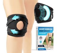 Sweat-Resistant Exercise Knee Brace for Working Out-L by BraceAbility