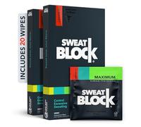 Sweatblock Clinical Strength Antiperspirant Wipes for Hyperhidrosis (2 Box Deal) - Reduce Sweat Up To 7-days Per Use - Antiperspirant For Men and Women