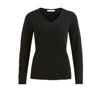 Sweater donna sottile maglia a maglia stretch V-collo base VIRIL