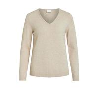 Sweater donna sottile maglia a maglia stretch V-collo base VIRIL