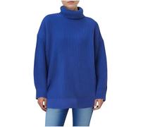 Sweaters Women Long Sleeve Turtleneck Solid Color Basic Style Casual Plus Size Tops Winter Cute Warm Comfy Outfits