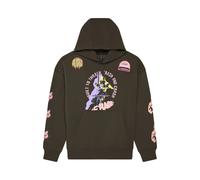 Fox Felpa con cappuccio Pro Circuit Oversized Verde Militare XL da uomo