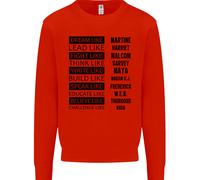 Sweatshirt Jumper Nero Come Un Sogno Storia Mese Uomo Black Lives Matter