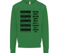 Sweatshirt Jumper Nero Come Un Sogno Storia Mese Uomo Black Lives Matter