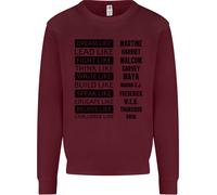 Sweatshirt Jumper Nero Come Un Sogno Storia Mese Uomo Black Lives Matter