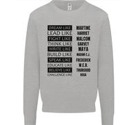 Sweatshirt Jumper Nero Come Un Sogno Storia Mese Uomo Black Lives Matter