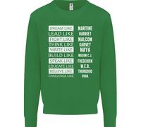 Sweatshirt Jumper Nero Come Un Sogno Storia Mese Uomo Black Lives Matter