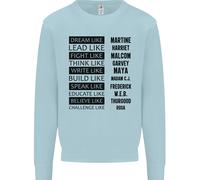 Sweatshirt Jumper Nero Come Un Sogno Storia Mese Uomo Black Lives Matter