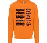 Sweatshirt Jumper Nero Come Un Sogno Storia Mese Uomo Black Lives Matter