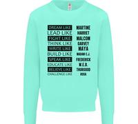 Sweatshirt Jumper Nero Come Un Sogno Storia Mese Uomo Black Lives Matter