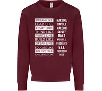 Sweatshirt Jumper Nero Come Un Sogno Storia Mese Uomo Black Lives Matter