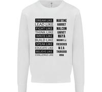 Sweatshirt Jumper Nero Come Un Sogno Storia Mese Uomo Black Lives Matter