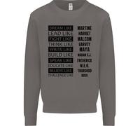 Sweatshirt Jumper Nero Come Un Sogno Storia Mese Uomo Black Lives Matter